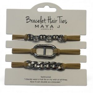 Maya J Bracelet Hair Ties Set of 3